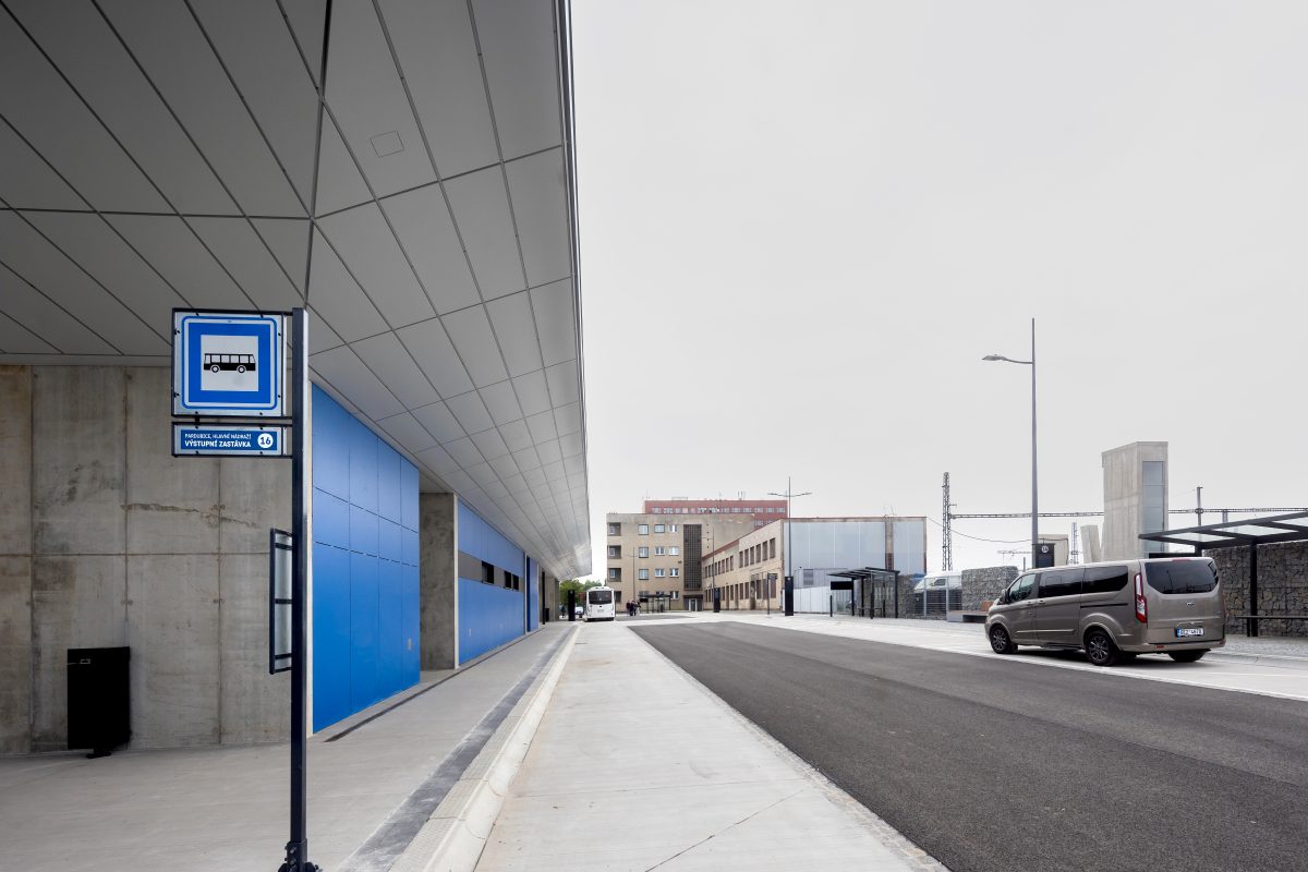 Nový moderní Terminál B pro regionální autobusovou dopravu