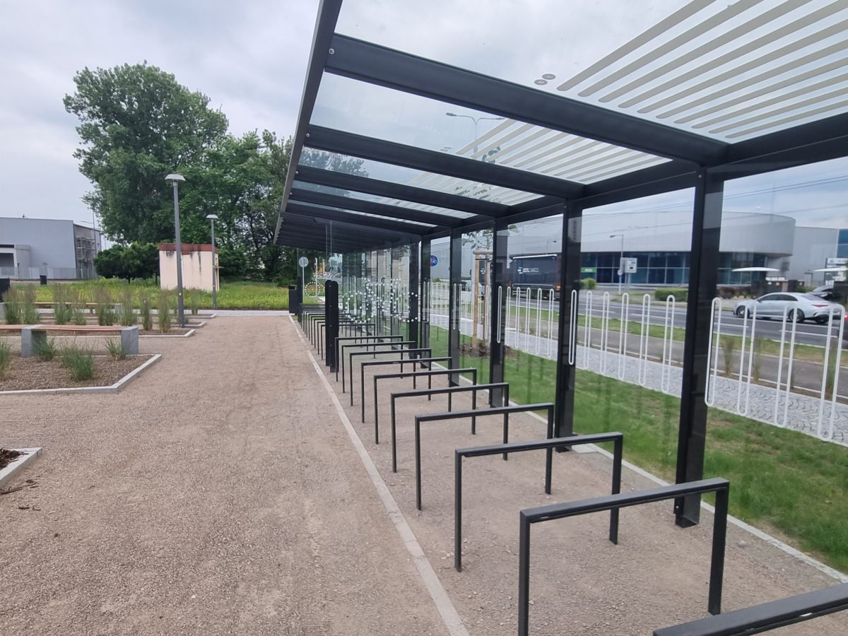 Nový moderní Terminál B pro regionální autobusovou dopravu