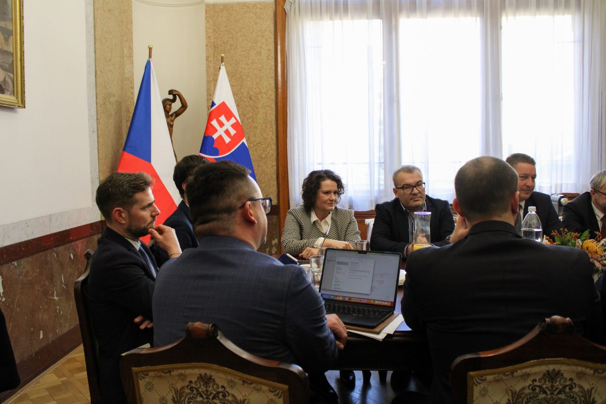 Setkání se slovenskou delegací na Ministerstvu pro místní rozvoj