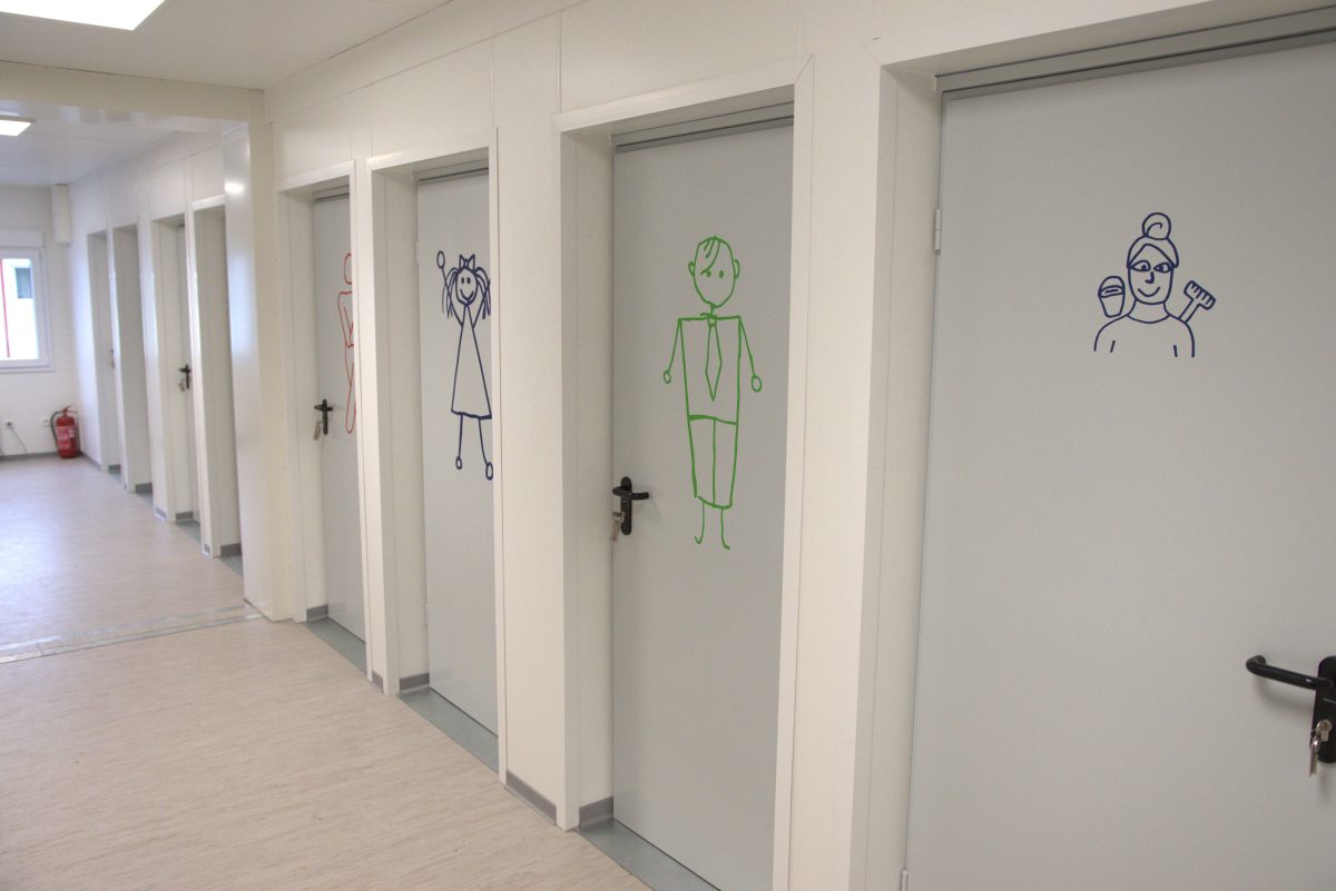 Slavnostní otevření modulární školy
