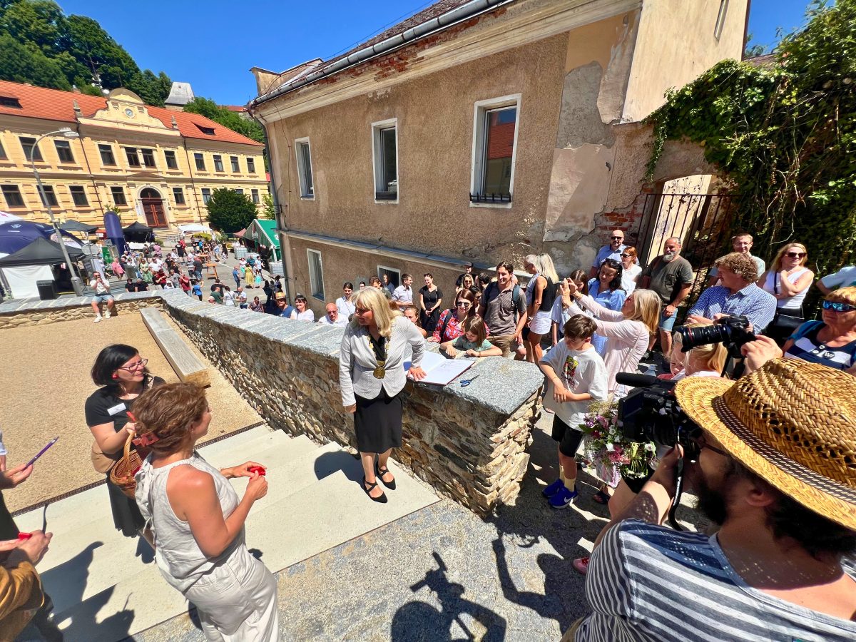 Pivovarské terasy, slavnostní otevření, Vimperk