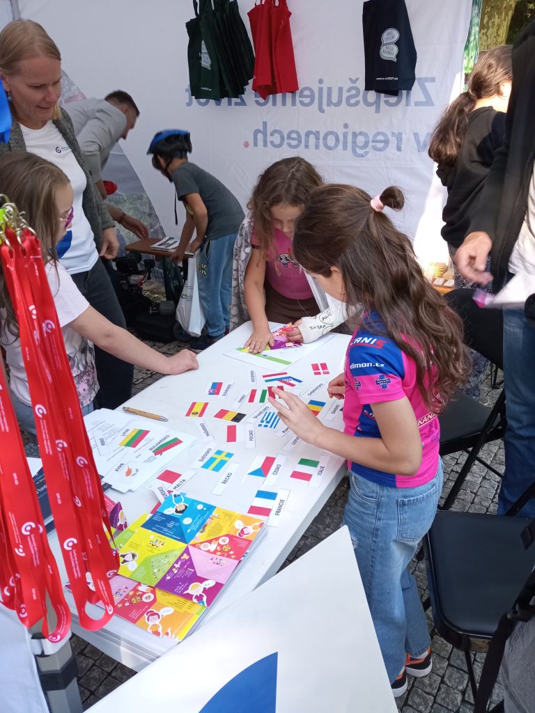 Stánek Centra pro regionální rozvoj zaujal i nejmenší
