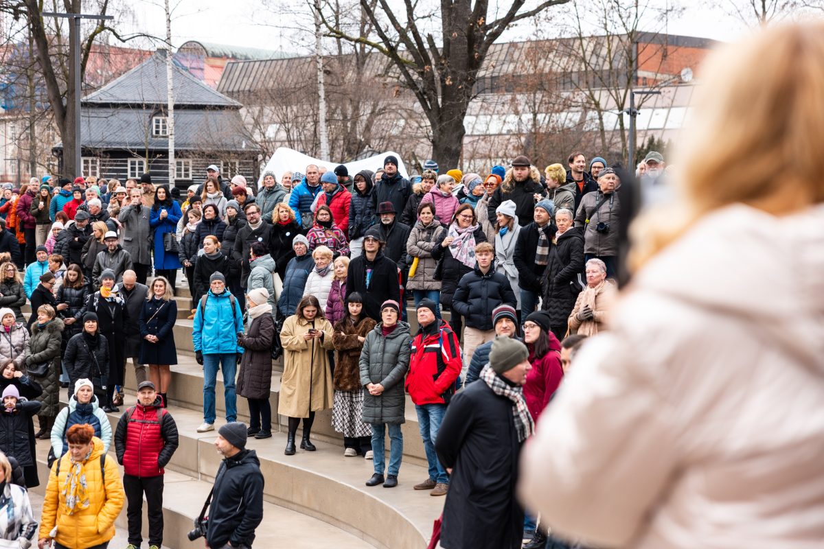 Nový veřejný prostor si přišli užít lidé z celého Liberce