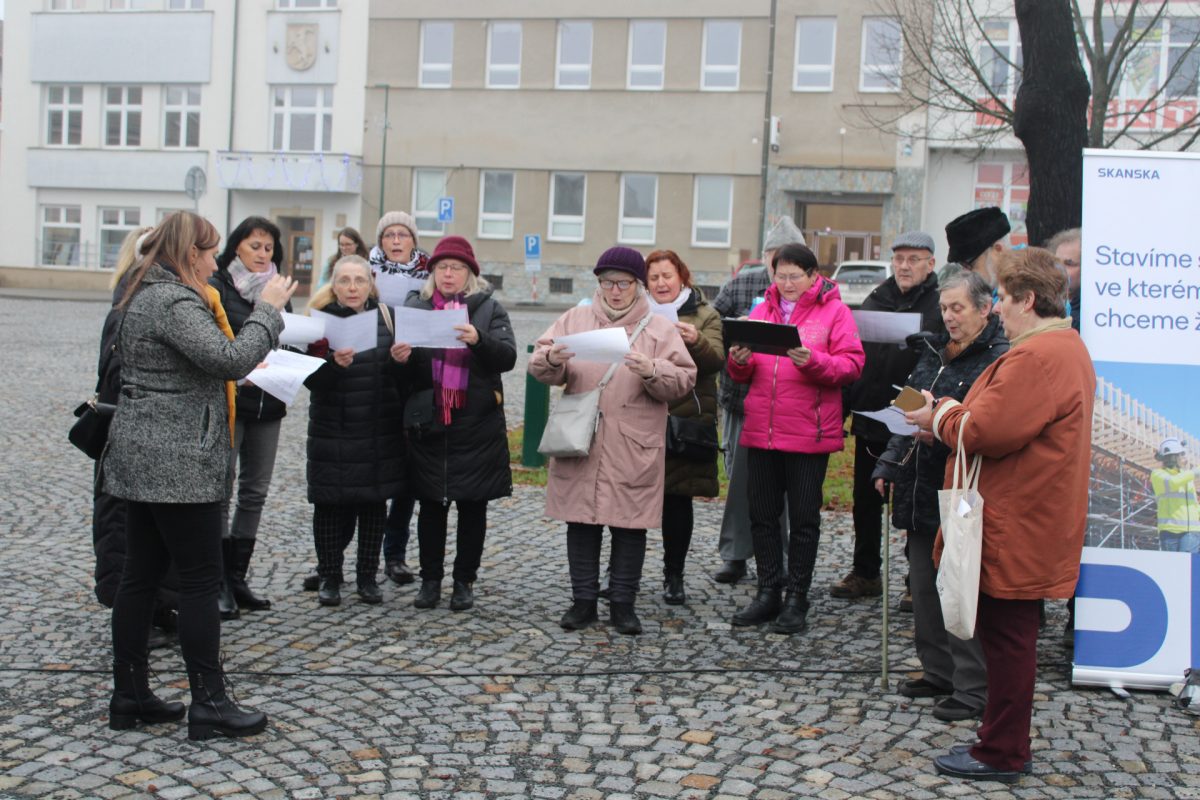 Slavnostní otevření Masarykova náměstí v Konicích