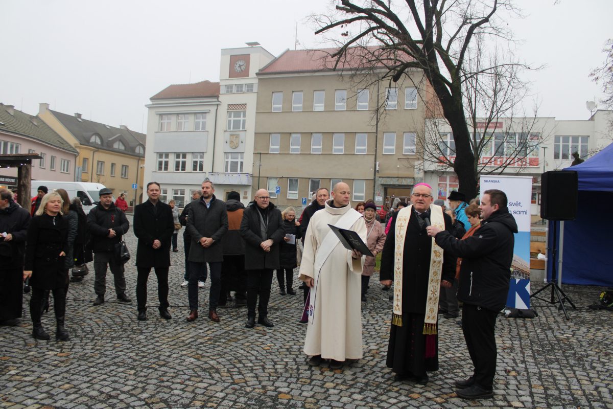 Slavnostní otevření Masarykova náměstí v Konicích
