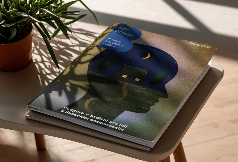 Markéta Stehlíková z plzeňské pobočky CRR a článek o změnách výzev IROP pro sociální bydlení v magazínu Mít domov