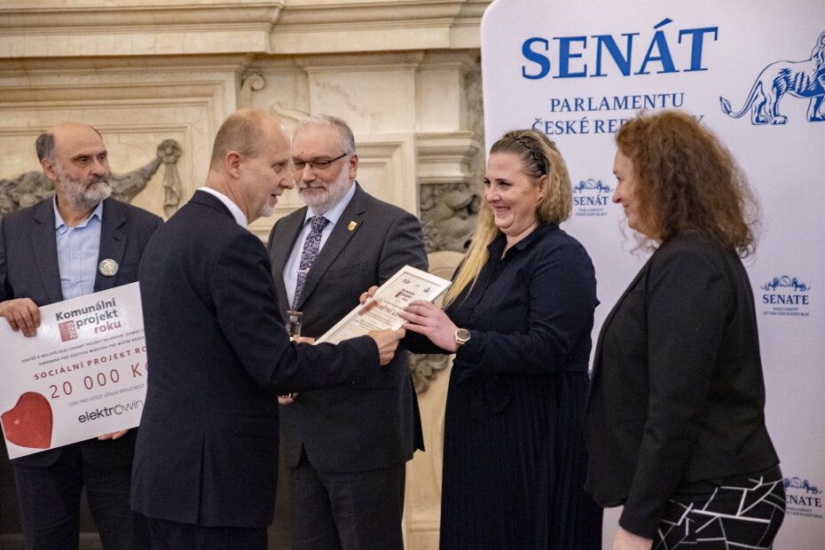 Denní stacionář Šlapanice oceněný jako Komunální projekt roku 2025