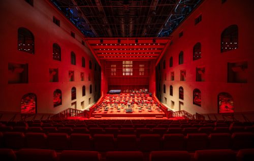 Multifunkční koncertní sál v atriu Císařských lázní Karlovy Vary