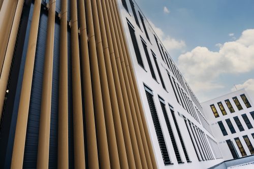 Budova nového psychiatrického oddělení Nemocnice Ostrov