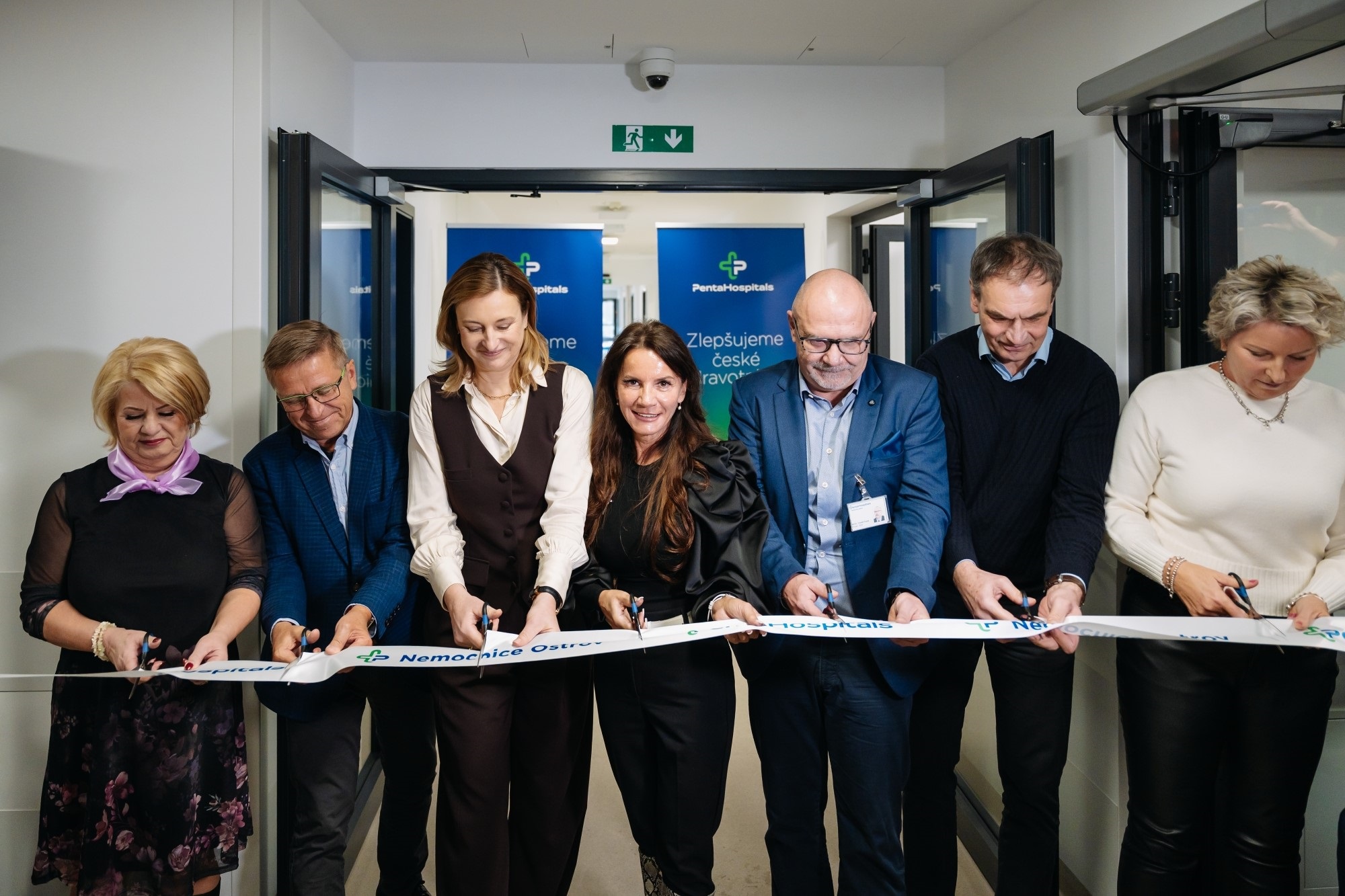 Otevření nového pavilonu psychiatrické péče v Ostrově