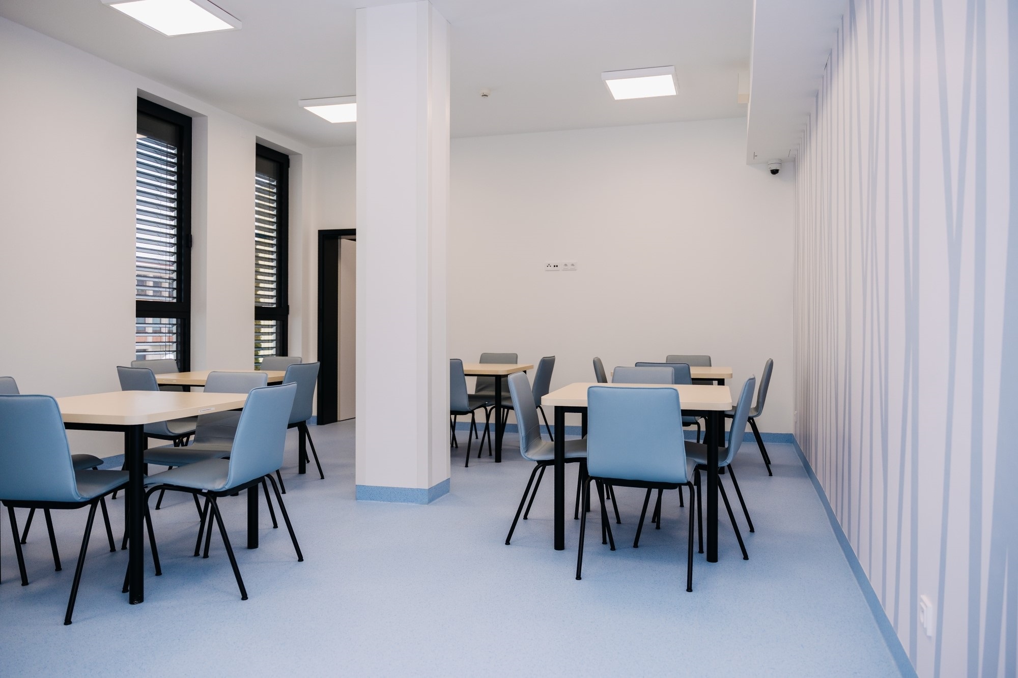 Zázemí pro pacienty v novém psychiatrickém oddělení