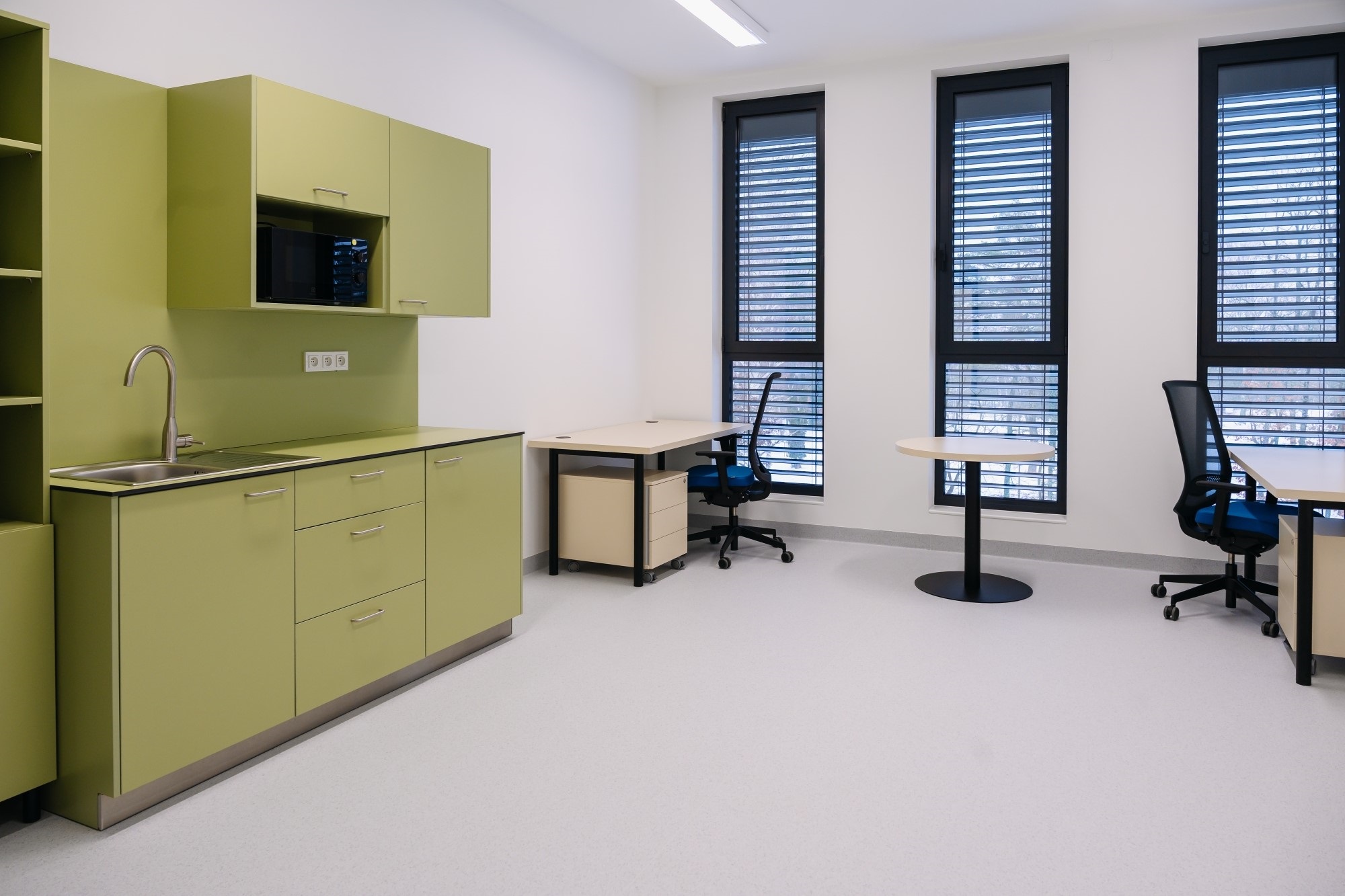 Zázemí pro pacienty v novém psychiatrickém oddělení