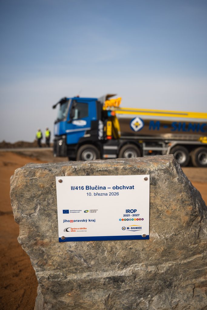 Obchvat Blučiny odvede tranzitní dopravu z centra obce 