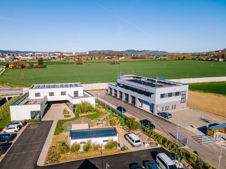 Energeticky úsporná budova nabídne dostatečnou kapacitu pro tři posádky záchranářů