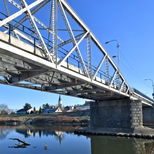 Most mezi Starým Bohumínem a Chałupkami přes řeku Odru