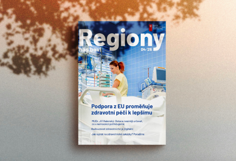 V aktuálním čísle časopisu Regiony nás baví se věnujeme tomu, jak evropské fondy přispívají ke kvalitnější péči o pacienty.