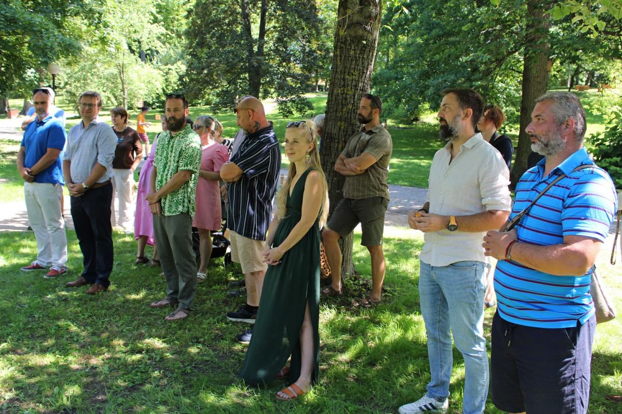 Park Schulzovy sady ve Dvoře Královém.