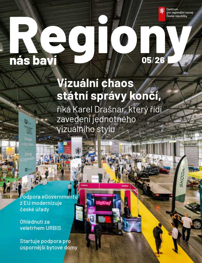 Páté číslo Regionů se věnuje proměně vizuálního stylu státní správy nebo eGovernmentu.