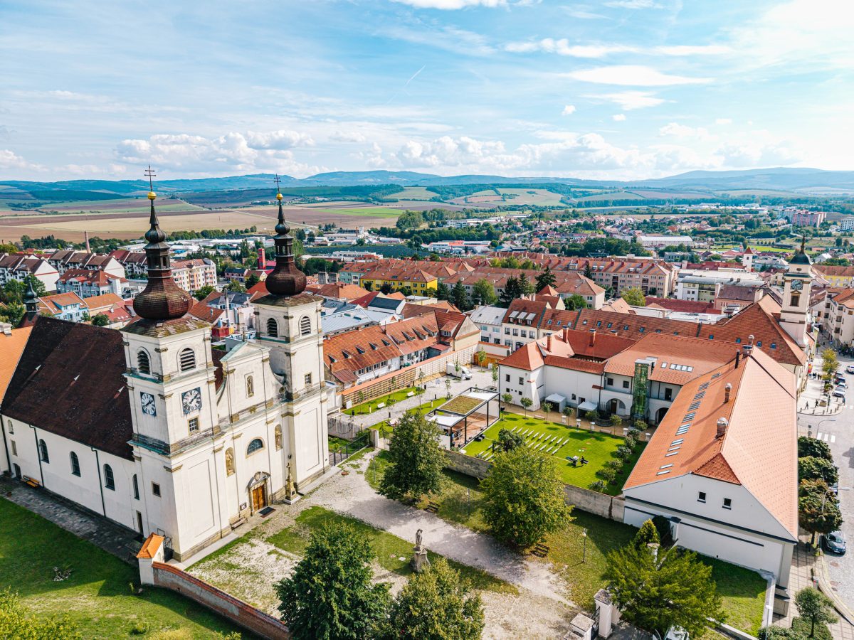 Revitalizovaná zahrada Panského domu v Uherském Brodě