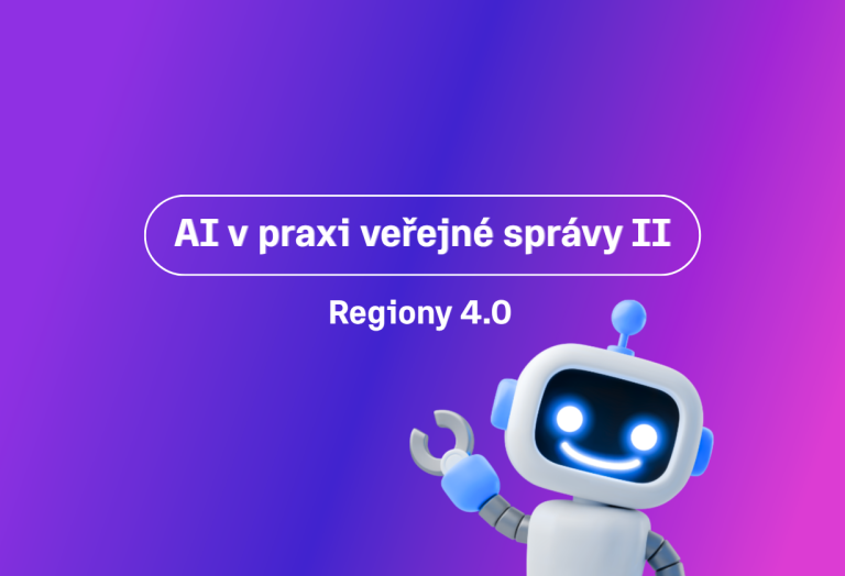 Pozvánka na webinář AI v praxi veřejné správy II: zkušenosti z úřadů i státních institucí .