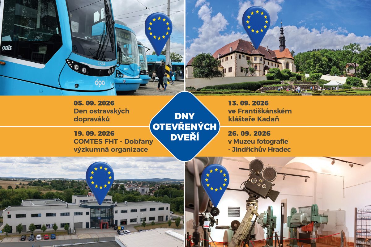 Památky, výzkumné instituce i muzea otevřou na podzim své brány veřejnosti. Dny otevřených dveří představí projekty podpořené z evropských fondů.
